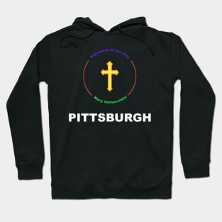 PITTSBURGH PATRON SAINT (mary immaculate) Hoodie